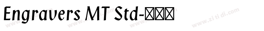 Engravers MT Std字体转换